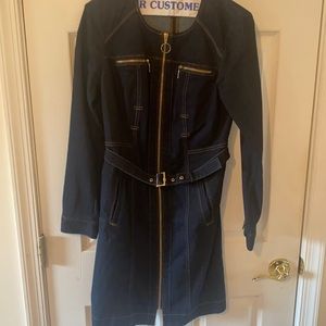 Inc denim long sleeve dress
